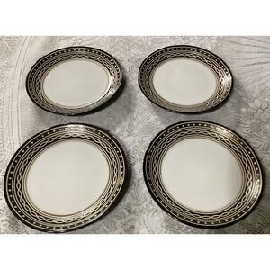 Mikasa LUCIANA 8.25" Salad Plates - Set of 4 - Brown